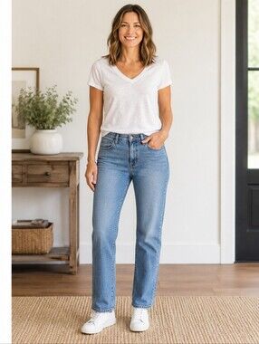 Lee Platinum Label Straight Leg Jeans, ✨ No Gap Comfort Waistband, Size 10P